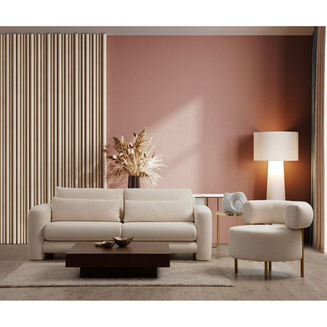 Vilnius (180 x 97 x 73 cm) 2-sitssoffa Creme