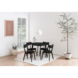 Alba Matgrupp 105 cm Lackad Ek Svart