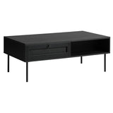 Segmento Soffbord Svart, 60x110 cm