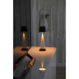 Frejus bordslampa USB Bordslampa Ute/Inne Svart/Gräddvit