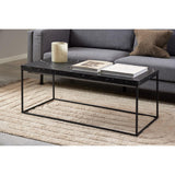 Barossa Soffbord 45x110x55 cm Svart Marquina