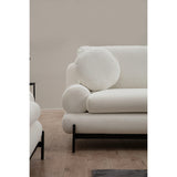 Livorno (188 x 85 x 92 cm) Vit 2-sitssoffa