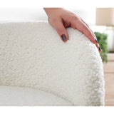 Suva (46 x 64 x 46 cm) Sittpuff Vit