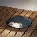 Mark/Deck LED Mörkgrå Spotlight Ute 10W, 2-vägs