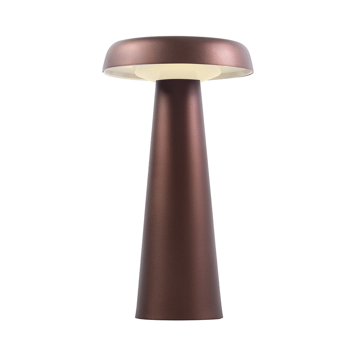 Uppladdningsbar Arcello Bordslampa Bränd Mässing