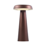 Uppladdningsbar Arcello Bordslampa Bränd Mässing