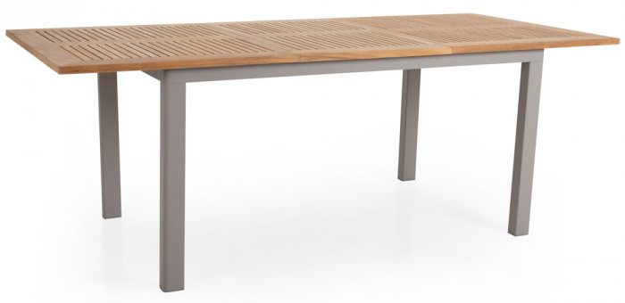 Lyon Bord 92x152-210 cm Khaki/Teak