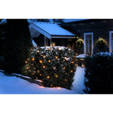 Nät LED Svart kabel 24V/IP44 Ljusslinga Ute 2x2m, Amber