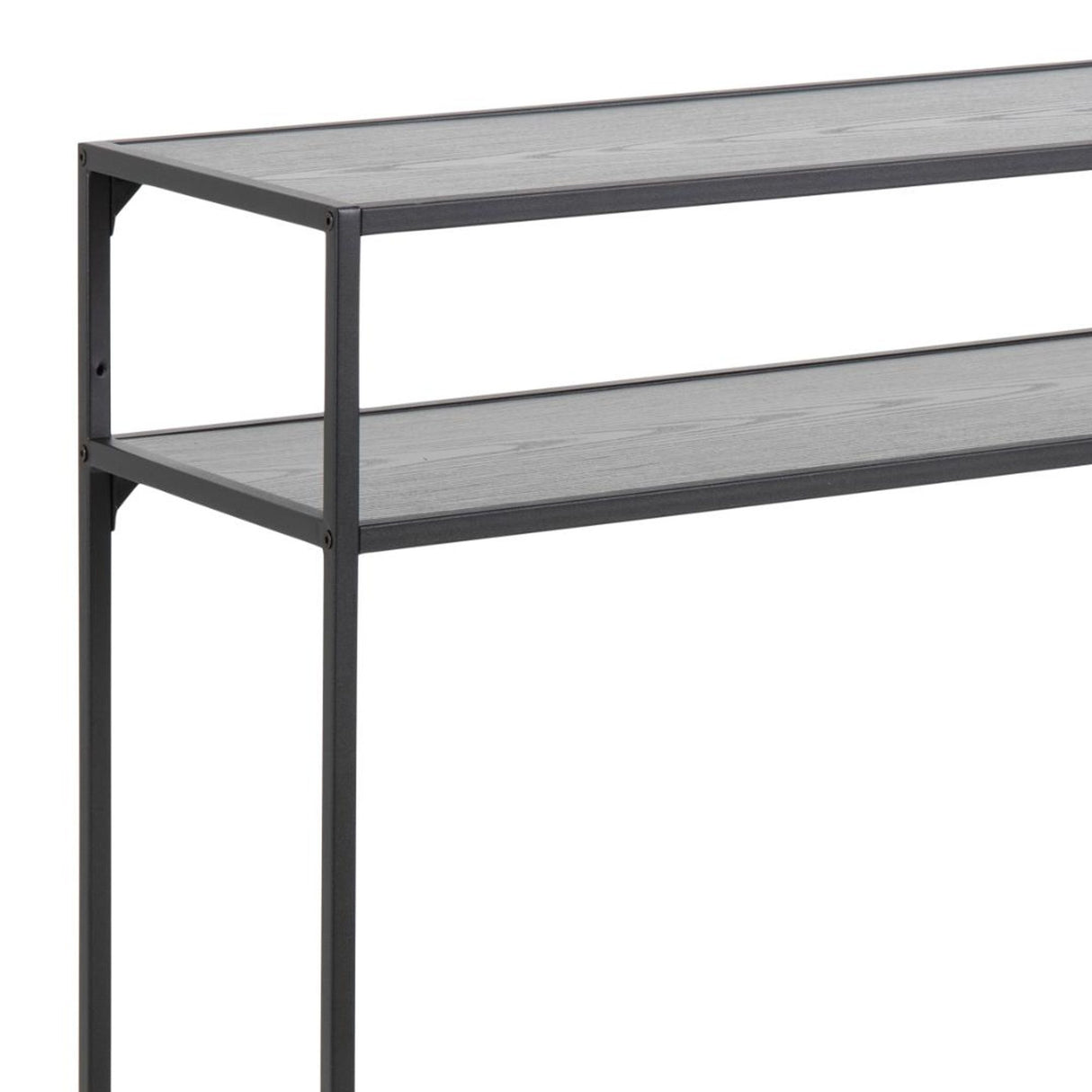 Seaford Konsolbord 79x120x35 cm Svart aska