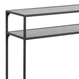 Seaford Konsolbord 79x120x35 cm Svart aska