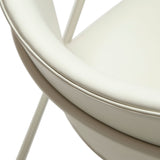 Zed Loungefåtölj Bone White