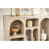 Liva 120 (120 x 74 x 37 cm) Konsol Travertinmarmor sandsten