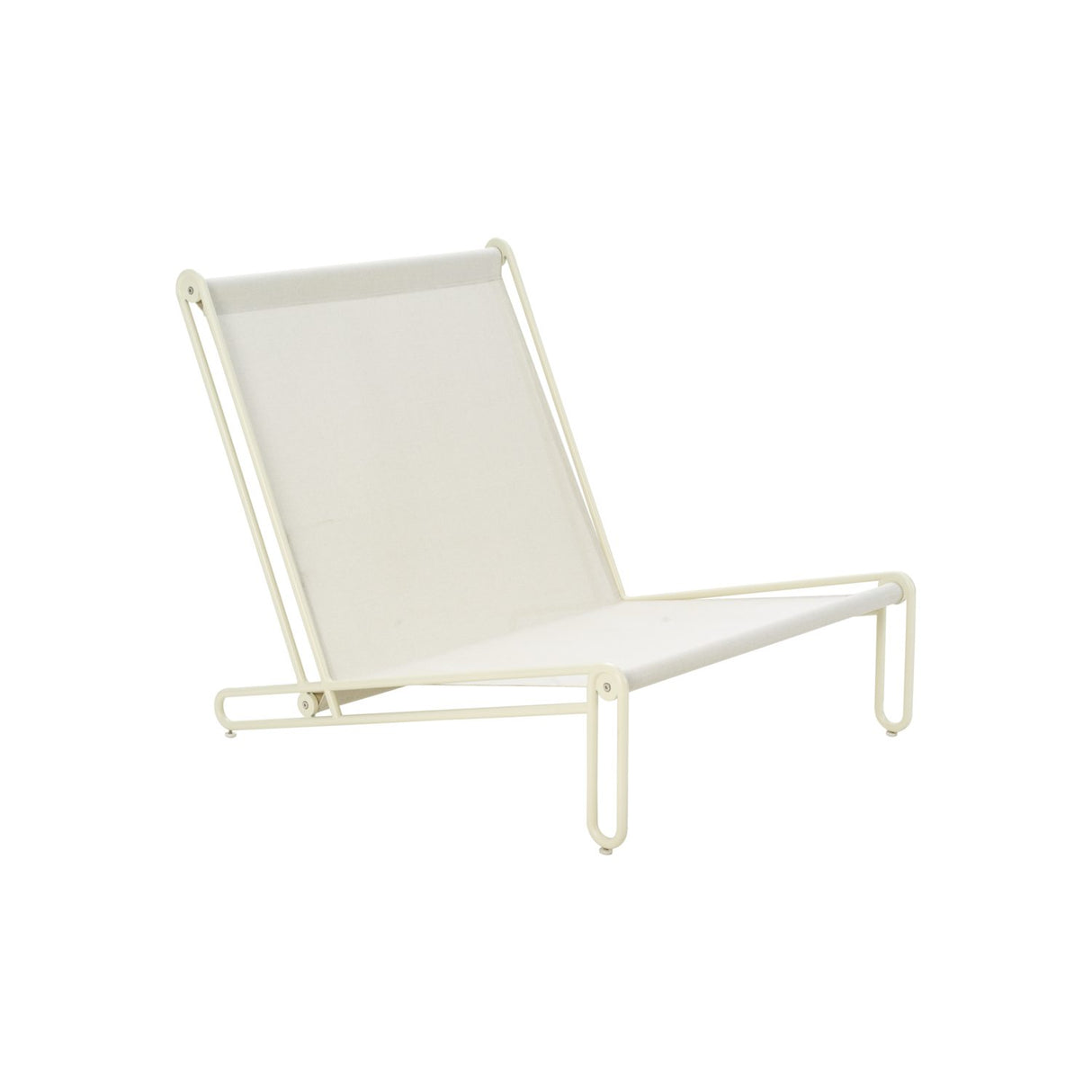 Blixt Loungefåtölj Pearl White/Teddy Orange