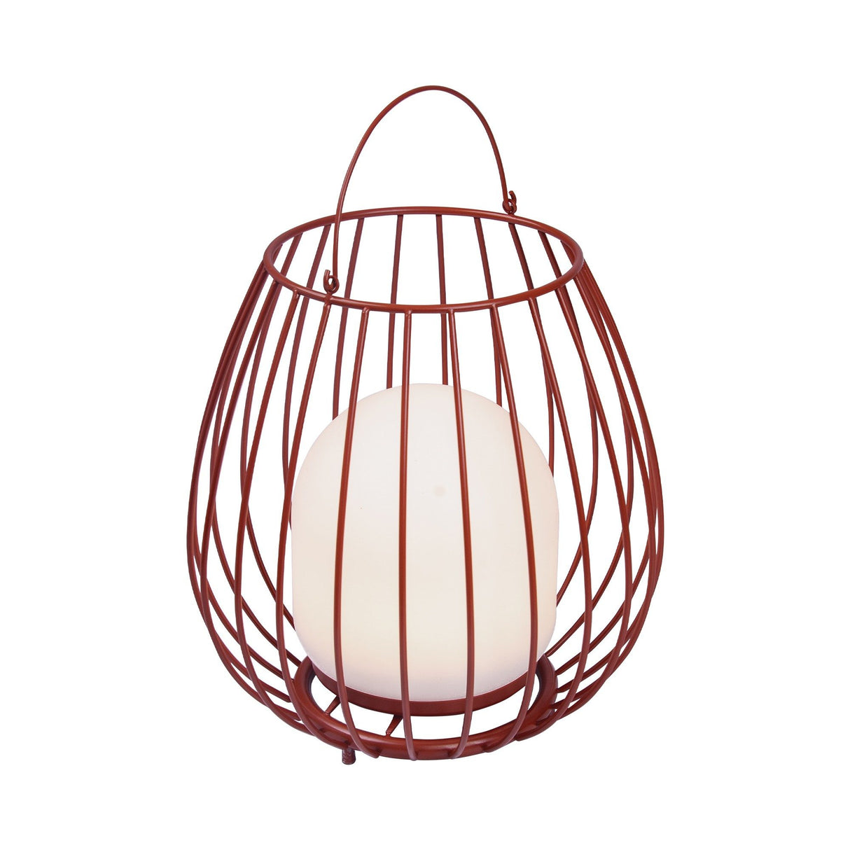 Uppladdningsbar Jim To-Go Bordslampa Röd