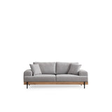 Eti Oak 3-sits (220 x 98 x 78 cm) 3-sitssoffa Grå
