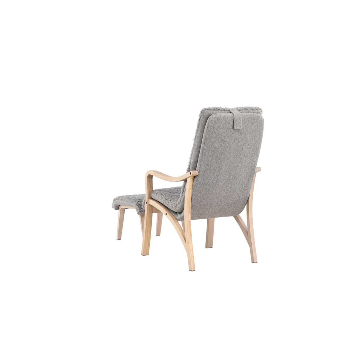 Fårö Loungestol Vitlaserad
