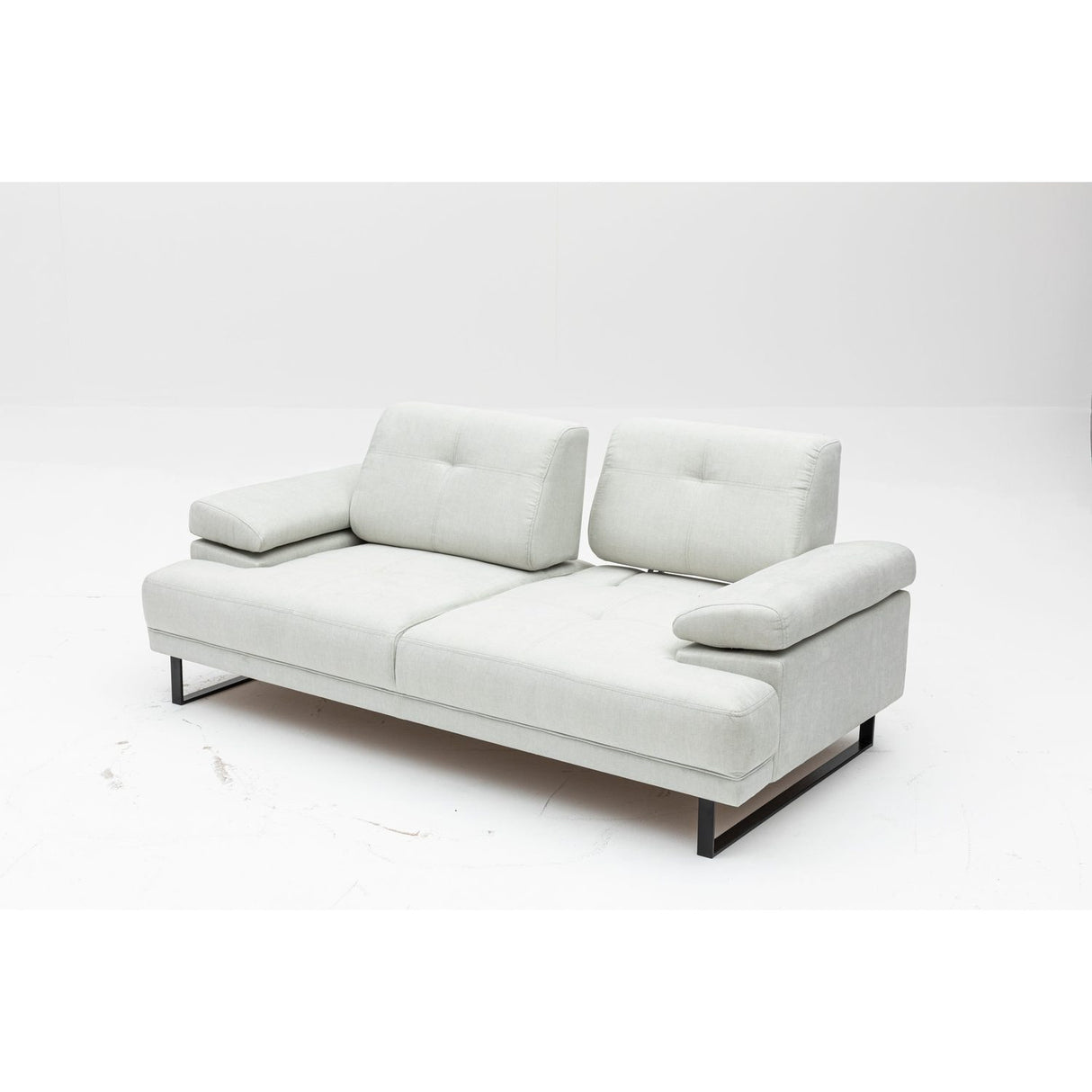 Kingston (199 x 99 x 83 cm) 2-sits bäddsoffa Vit