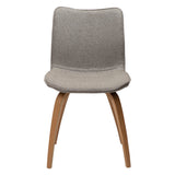 Glee Stol Pebble Earth Bouclé, Oak