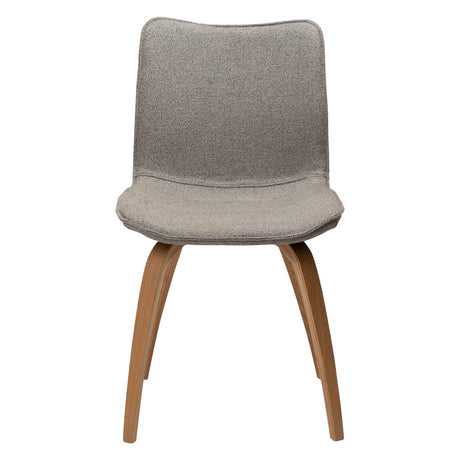 Glee Stol Pebble Earth Bouclé, Oak