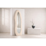 Mirza Stor spegel Beige, 5 x 193 x 67