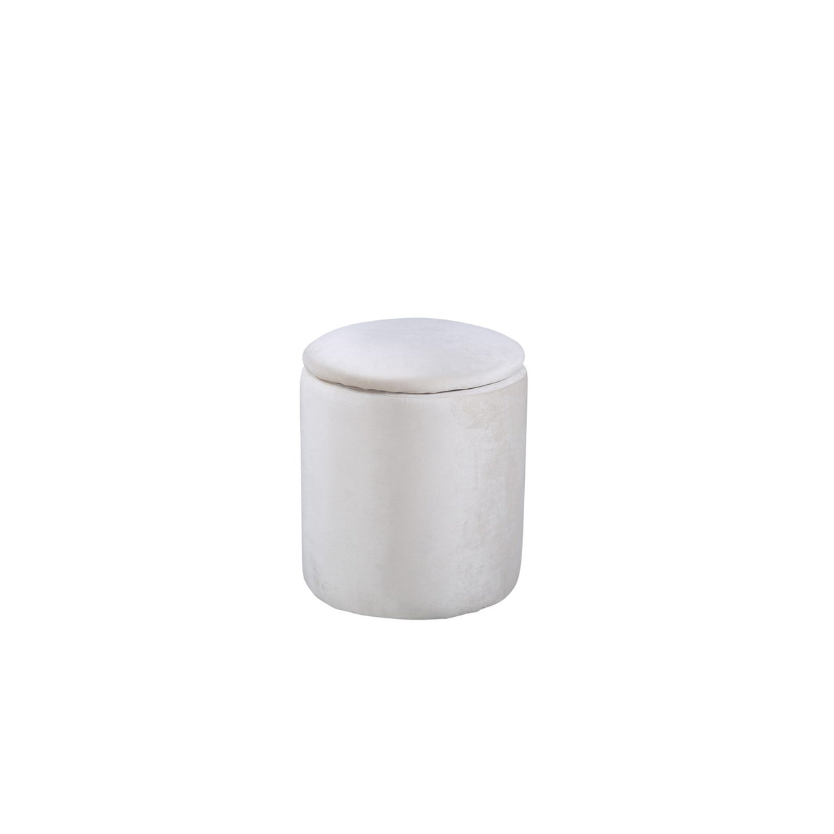 Limpen Puff Vit, Polyestersammet