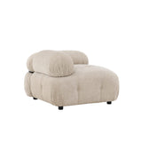 Mika Soffmodul Beige, Vänster Hörndel, Svart