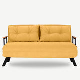 Apia 2-sits (25 x 134 x 121 cm) 2-sits bäddsoffa Senap