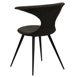 Flair Stol Raven Black, Round Black