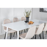 Polar, Polar Rektangulär matgrupp Beige,Svart, Vit, 180 x 90