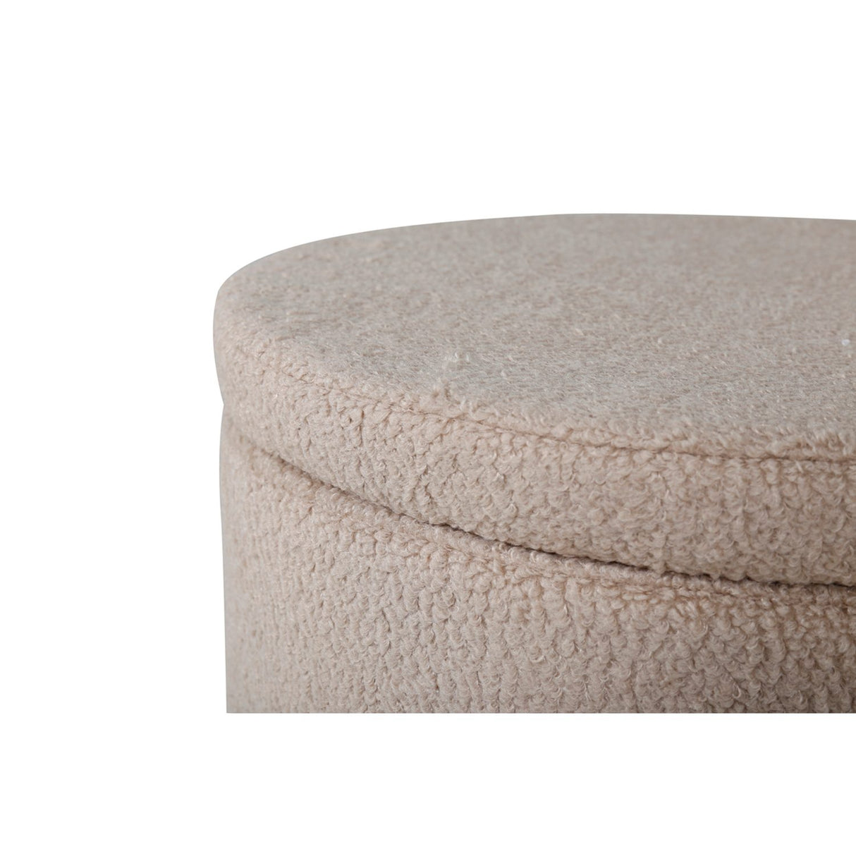 Dunken Puff Beige, Polyester teddy