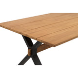Mark Matbord 230x95 cm Teak/Svart