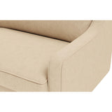 Kingston Extra (220 x 84 x 87 cm) 3-sitssoffa Sand valnöt