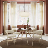 Plenti Stol Bone White, Black