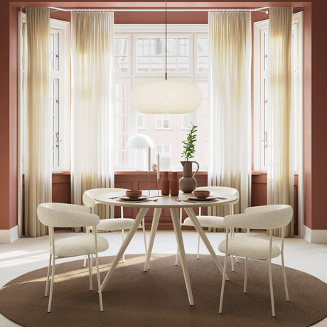 Plenti Stol Bone White, Black