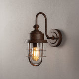 Cerignola E27 Vägglampa Ute Rost