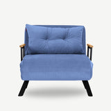 Freetown Single (26 x 120 x 60 cm) 1-sits bäddsoffa Blå