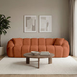 Octavio (268 x 70 x 80 cm) 4-sits soffa Kakelröd