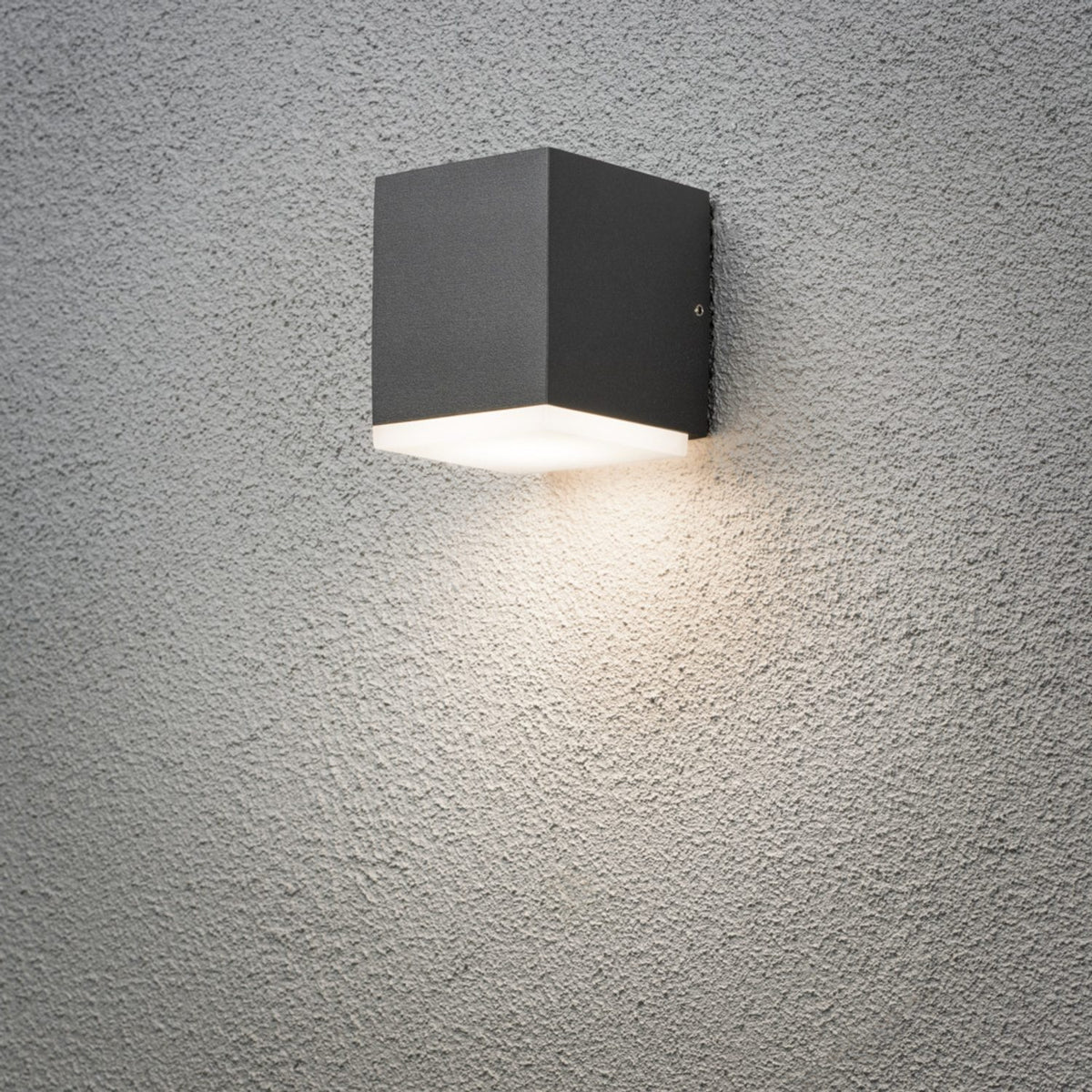 Monza HP-LED 6W Mörkgrå Vägglampa Ute