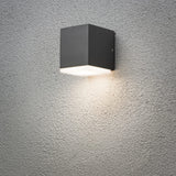 Monza HP-LED 6W Mörkgrå Vägglampa Ute