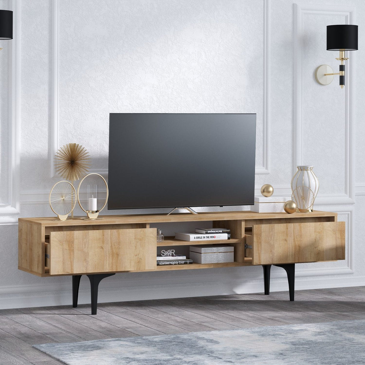 Jakarta (180 x 47 x 40 cm) Oak TV-bänk