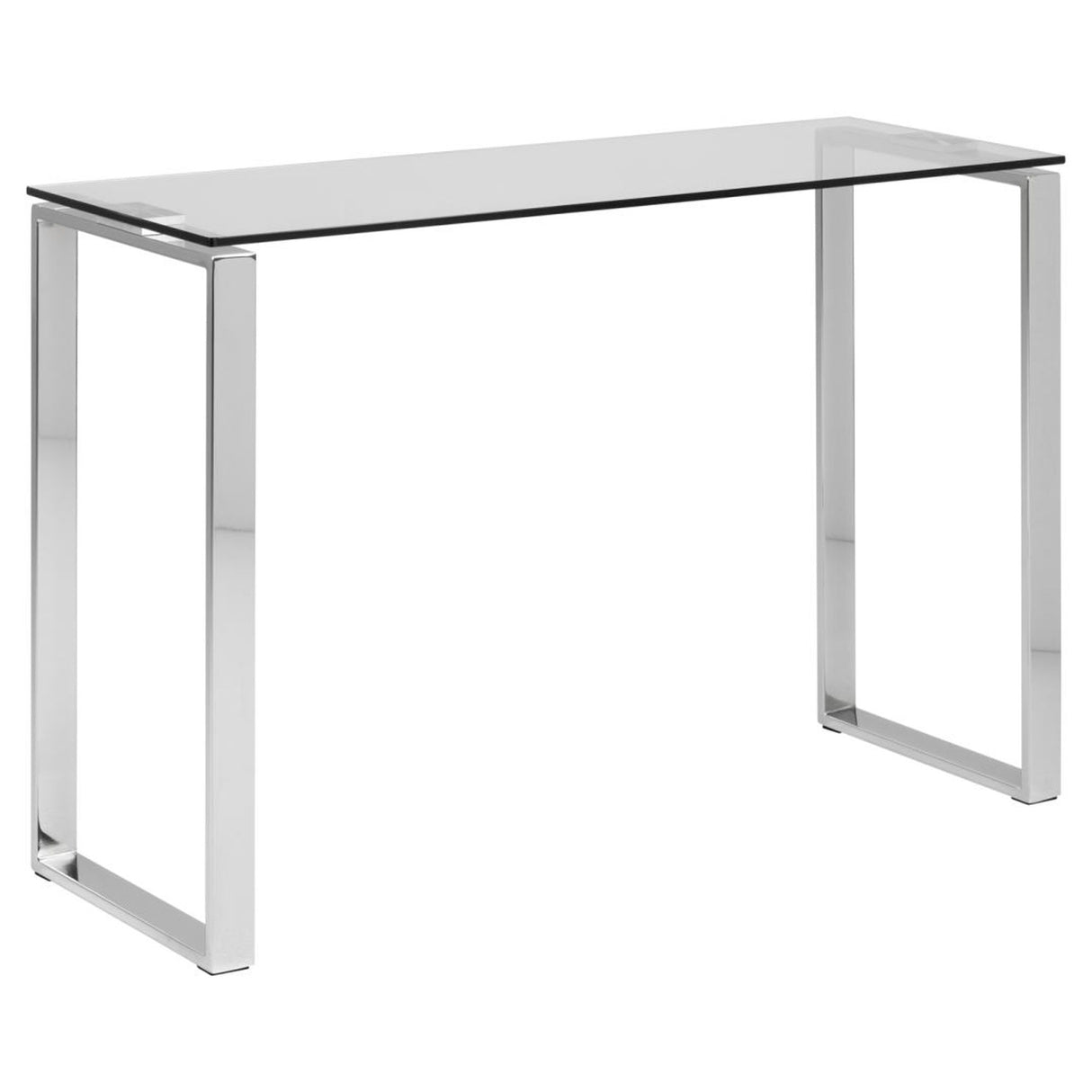 Katrine Konsolbord 76x110x40 cm Krom/Klar