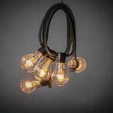 E27 10 amber M-form utbytbar LED Ljusslinga Ute