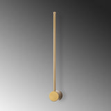 Kingston (62 x 10 x 7 cm) Guld Vägglampa