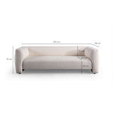 Risco 3-sits soffa White