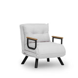 Freetown Single (26 x 120 x 60 cm) 1-sits bäddsoffa Vit