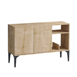 Doha (120 x 80 x 40 cm) Sapphire Oak Black Konsolbord