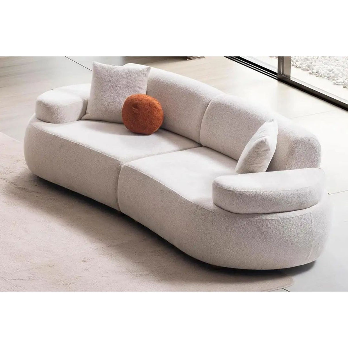 Visca 3-sits soffa Creme