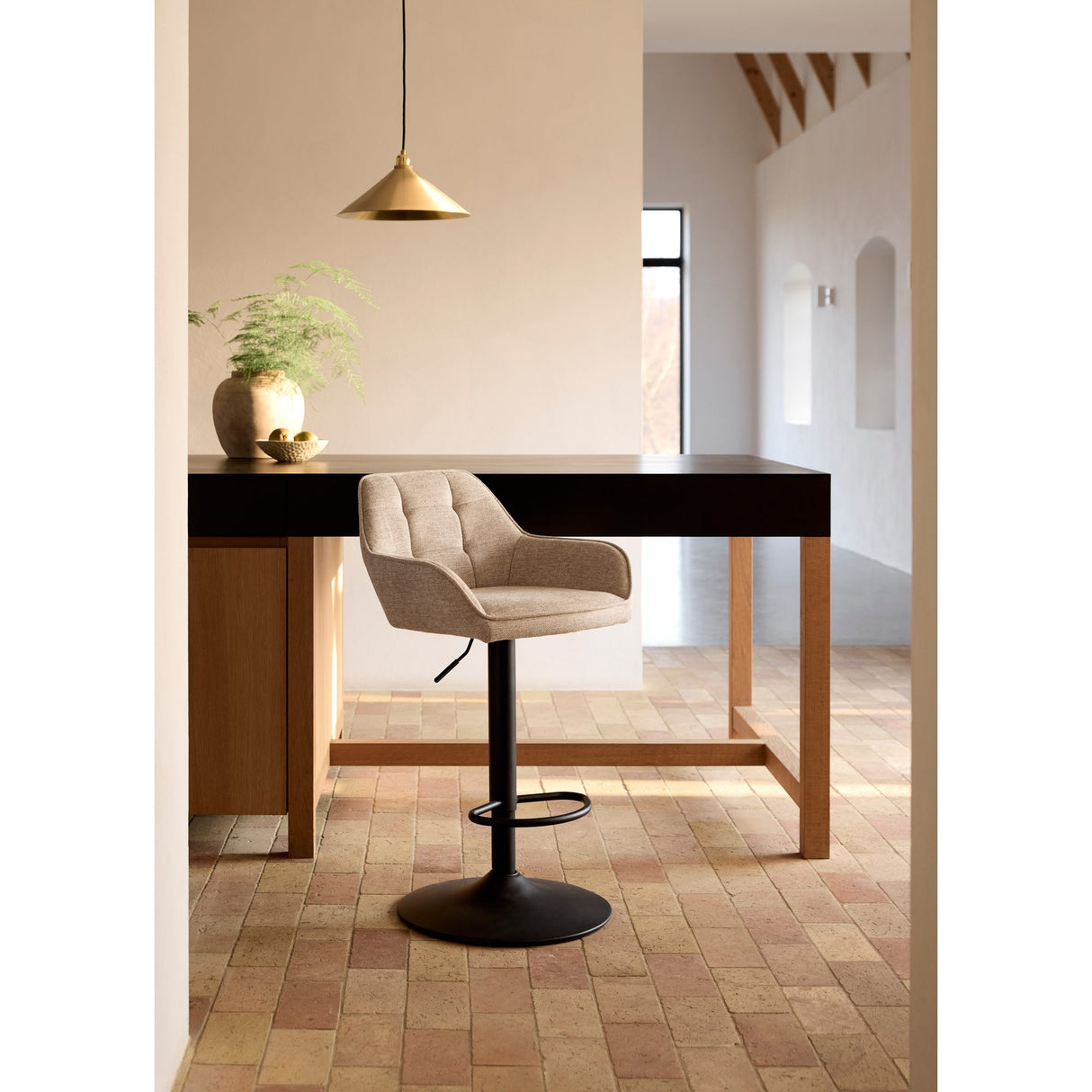 Cubo Barstol Fyrkant Sand