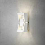 Potenza HP-LED 2x4W Vägglampa Ute Vit