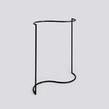 Colour Rack S-form 144 × 60 × 150 cm Klädställning Black